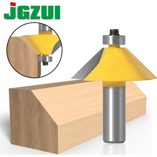1pc 1/2" 12mm Shank High Quality 45 Degree Chamfer & Bevel Edging Router Bit Wood Cutting Tool woodworking router bits