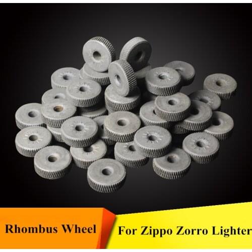 10pcs/Lot 11*3.8mm High Quality Rhombus Flint Steel Wheel For ZP Zorro Kerosene Lighter DIY Repair Service Gadgets Wholesale