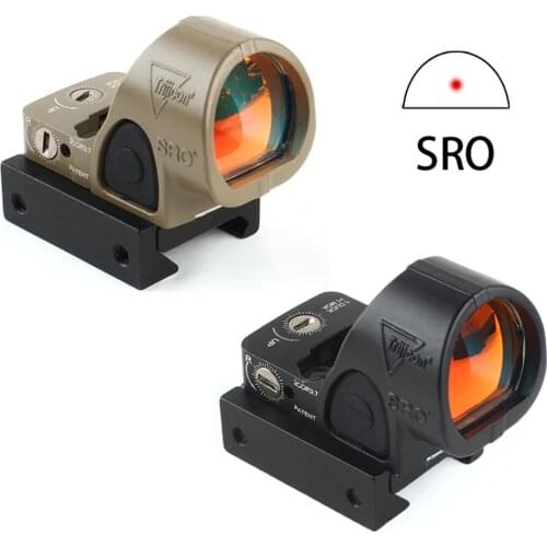 1X Mini RMR SRO Red Dot Scope Sight Collimator With Glock Universal Mount Fit 20mm Rail for Airsoft Tactical Hunting Accessory