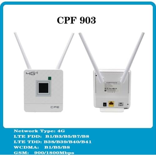 4G Wifi Router 4G GSM Gateway FDD TDD LTE WCDMA Wireless Modem Router with Antenna PK B593 Unlimited network traffic In Malaysia
