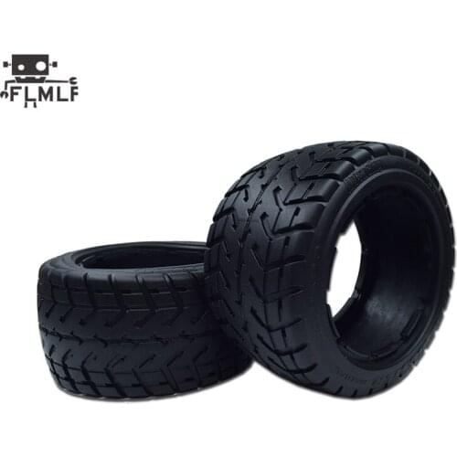 Rear or Front Tyre Skin on Road Tire Fit 1/5 HPI ROFUN BAHA ROVAN KM GTB MCD BAJA 5B Toys Parts