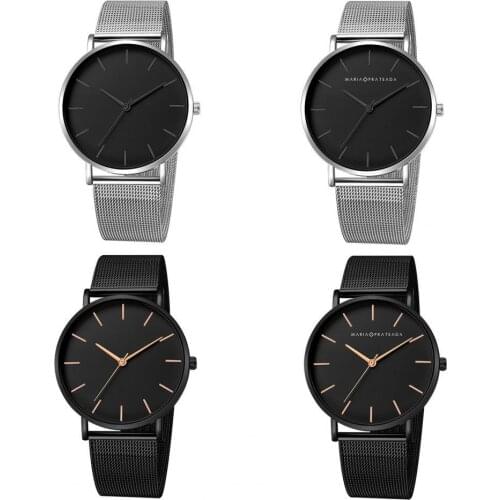 Couple Watch for Men Women Alloy Mesh Band Quartz Watch Unisex Waterproof Quartz Wristwatches Women Wrist Watches lover watches