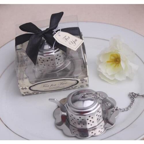 Teapot Tray Tea Strainer Stainless Steel Tea Infuser Herbal Filter Teaware Accessories Kitchen Tools Tea Infuser SN3560