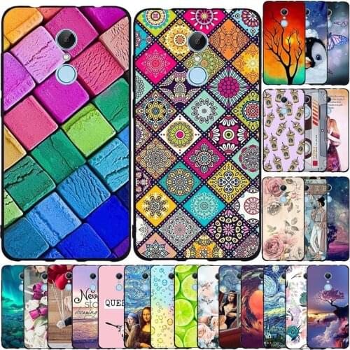 For Xiaomi Redmi 5 Case Flower Animal Cover Silicone Case For Xiaomi Redmi 5 Redmi5 Bumper Shockproof Phone Case Coque Etui Capa