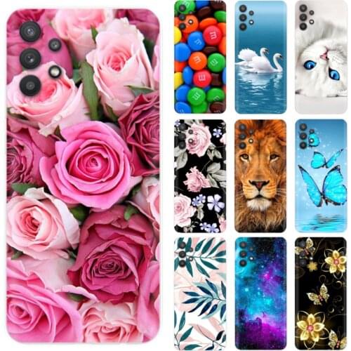 For Samsung A32 4G Case Cover 6.4'' A325F Cute Silicone TPU Back Phone Cover for Samsung Galaxy A32 5G 6.5'' A 32 2021 bumper