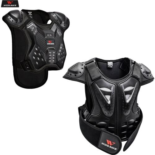 Childrens Motorcycle Body Chest Spine Protector Protective Guard Vest Armor Gear Snowboard Motocross Ski Dirt Bike Skate Jacket