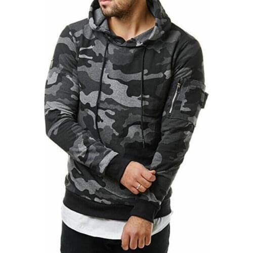 ITFABS Mens Camouflage Hoodies