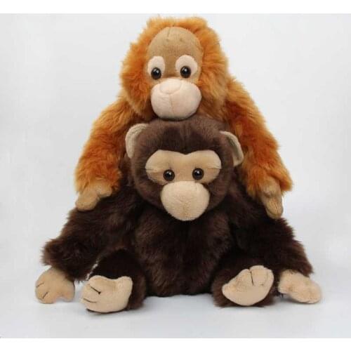 Kawaii Infant Soft Fun Fluffy Appease Elephant Playmate monkey panda Calm Doll Baby Pillow animal Plush Toys Stuffed Doll gif