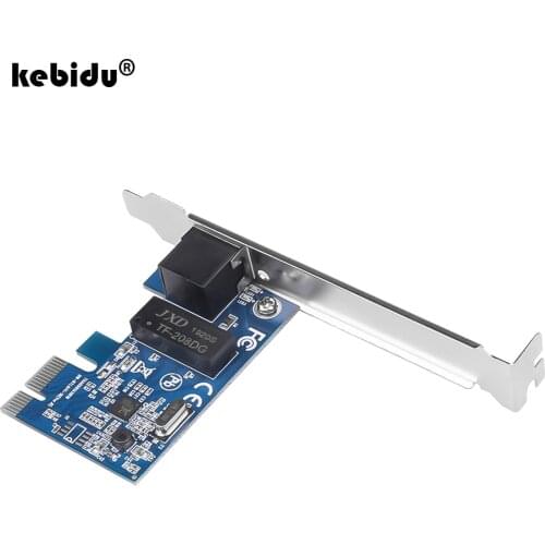 Kebidu 1000Mbps Gigabit Ethernet PCI Express PCI-E Network Card 10/100/1000M RJ-45 RJ45 LAN Adapter Converter Network Controller