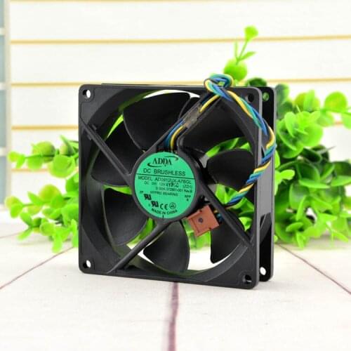 Original ADDA AD0912UX-A7BGL 12V 0.50A 9025 9CM 4-wire temperature control Motherboard pwm fan