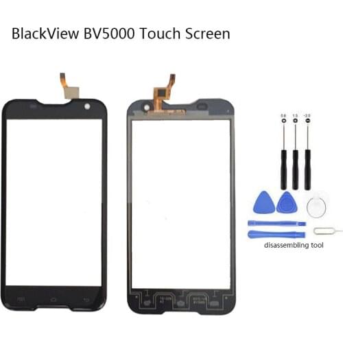 5.0 inch For Blackview BV5000 Touch Screen Digitizer Glass Original Replacement Parts black For Blackview BV5000 Touch Screen TP