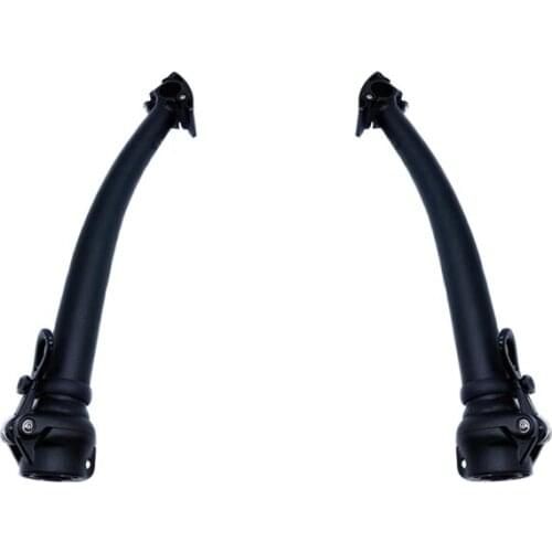 Folding Bike Curved Stem 37cm Goose Neck Bending Stem 25.4mm Handlebar 28.6mm Fork Folding Bike Stem