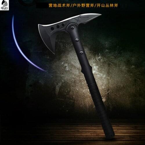 PEGASI CS Tactical Axe Tomahawk Army Outdoor Hunting Camping Survival Machete Axes Hand Tool Fire Axe Hatchet Axe Ice AxE