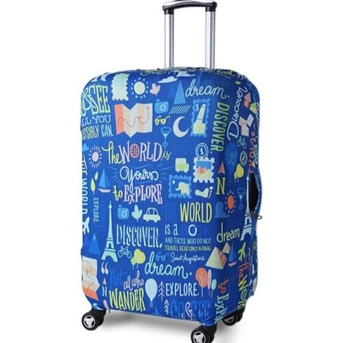 Men Women Thicker Luggage Cover Suitcase Protective Covers Elastic Dust Cases Trunk Case Apply to 19''-32'' Travel Accessories