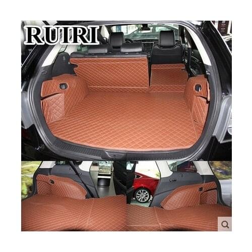 High quality! Special trunk mats for Mazda CX-7 2016-2006 waterproof boot carpets cargo liner mats for CX7 2014,Free shipping