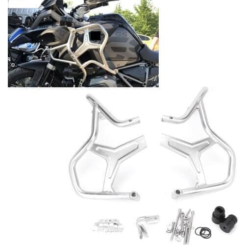 1Set Motorbike Tank Bar Engine Guard Protector Cover For BMW R1200GS ADV Adventure 2014 2015 2016 2017 2018 / R1200 GS 14-18