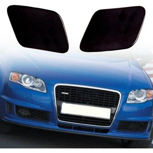1Pair Car Headlight Washer Cover Trim 8E0955275D/8E0955276D for Audi A4B6 01-05 Car Exterior Accessories Light Accessories