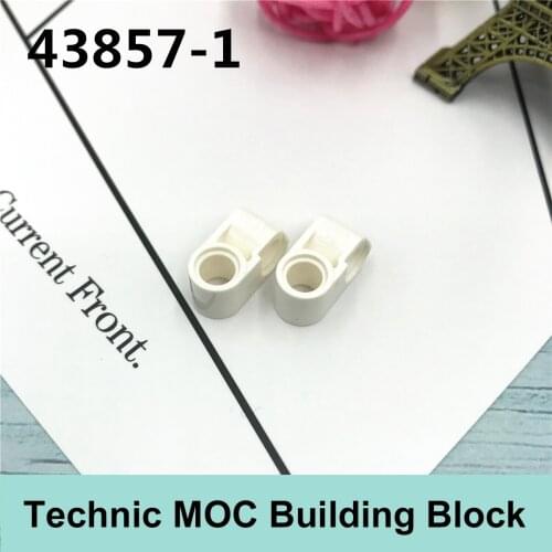 10PCS Technology Building Blocks Parts Compatible with Major Brand Technology Moc Parts 43857-1 1x2 Steering Thick Gifts Toys