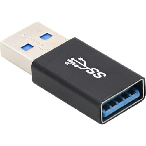 100pcs/lot USB3.0 male to USB3.0 Female extension adapter USB3.0 extender