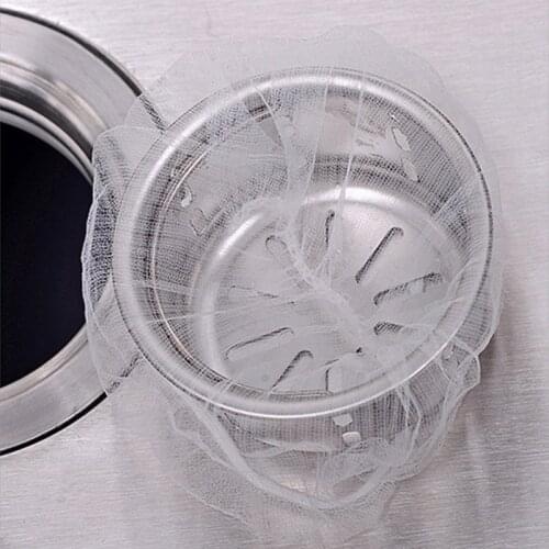 30/100pcs Sink Drain Hole Trash Strainer Mesh Disposable Garbage Bag for Bathroom Kitchen Home Accessories