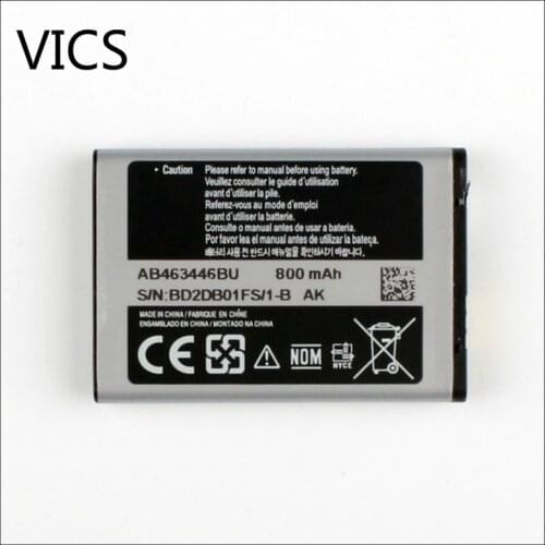 AB463446BU X208 Battery for C3300K B189 B309 GT-C3520 E1228 GT-E2530 E339 GT-E2330 battery x208 AB553446BU AB043446BE