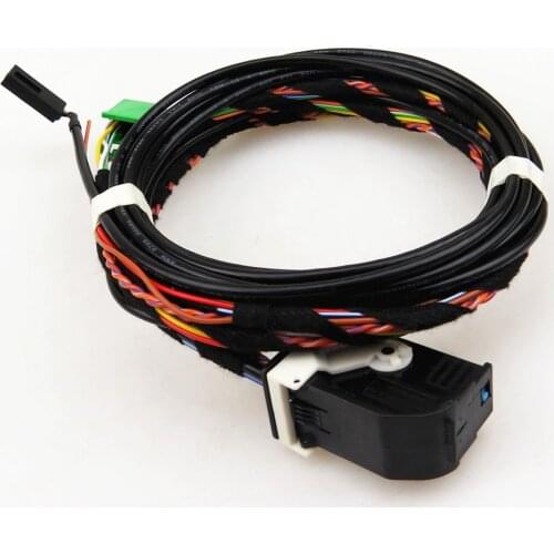 READXT 9W2 9W7 Car Bluetooth Plug Wiring Harness Cable For Passat B6 Golf 5 MK5 6 MK6 Tiguan Polo RCD510 RNS510 1K8 035 730D