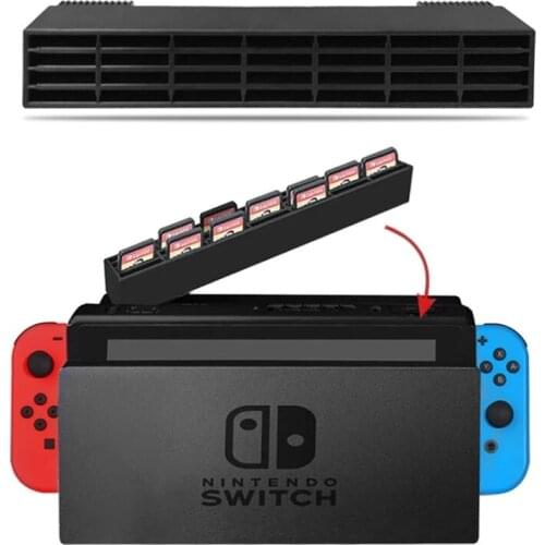 Game Card Case Storage Box Holder Cartridge with 28 Game Card Slots for Nintendo Switch Docking Collection