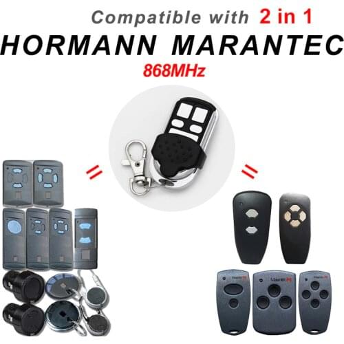 Garage Remote HORMANN 868 MHz Command Clone HORMANN HSM 4 HSM2 HSE2 HSE4 Marantec Digital D302 382 Gate Door Opener Copy