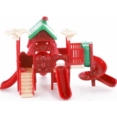 Slide Model 1:150-1:75 Scale Plastic Colorful Toys Architecture Building Layout Scenery for Park Decoration Education Gifts