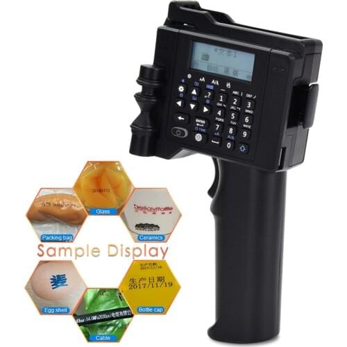 Intelligent Handheld Inkjet Printer QR Code Inkjet Label Printer Coding Machine Portable For QR Code Bar Code Date Words
