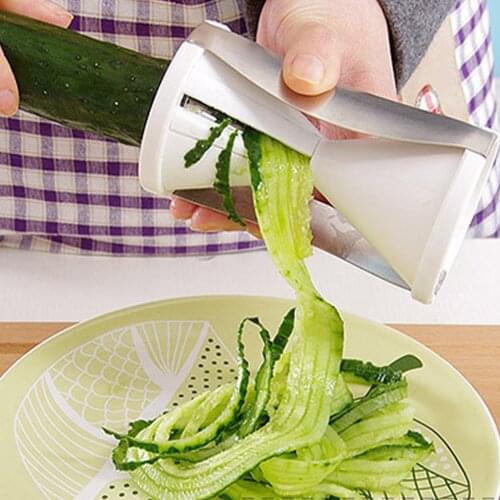 Creative Kitchen Multifunctional Shredder Spiral Funnel Shredder Rotary Vegetable Cutter Grater Vegetable Spiral Cutter