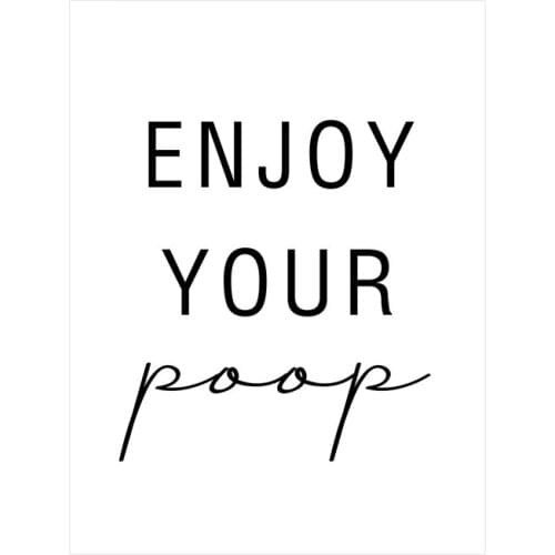 A4 Toilet Wall Art Painting 21x30cm Modern Bathroom Sign Poster Prints Frameless Toilet Humour Picture Bathroom Home Decor