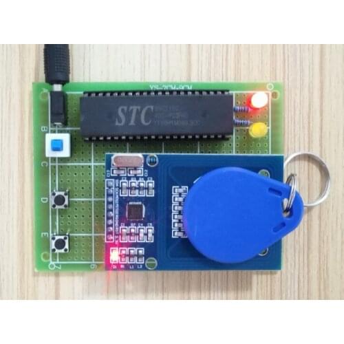 Diy Kit Based On 51 Single Chip Microcomputer STC89C52RC RF IC Card Light System Module kit Universal board DIY kit