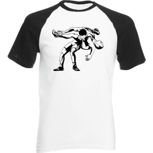 2020 New Mens T Shirt Mysterious Wrestling prints Casual Loose Handsome raglan Short Sleeve O Neck Cotton Men Shirts Tee Tops
