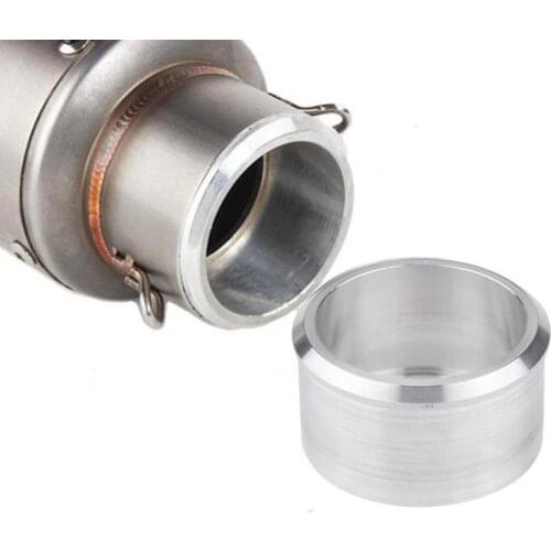 New Universal Aluminum Motocross Motorcycle Exhaust Pipe Adapter 60mm to 51mm Reducer Muffler Connector