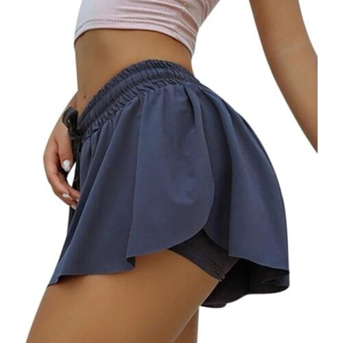 Fake two-piece Summer Anti-glare Thin Leisure Sports Three-point Safety Shorts Volleyball
