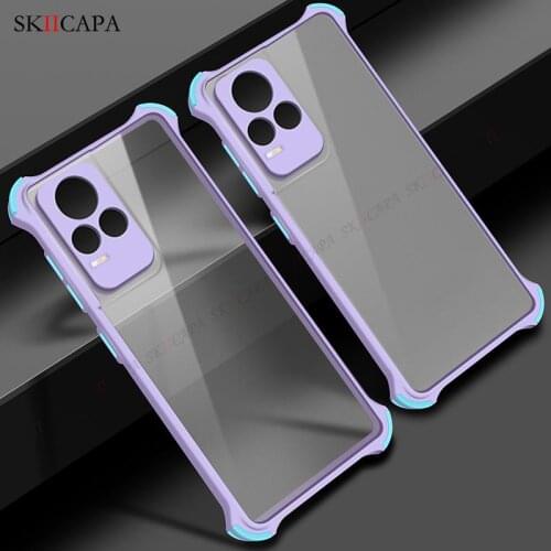 Four Corners Airbag Shockproof Phone Case For VIVO V21E 5G V20SE V20 S9E S9 Y72 X60 Pro Plus Y31S Y52S Y31 Soft Matte Back Cover