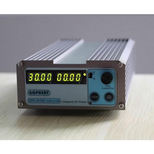 GOPHERT DC regulated power supply CPS-3010II 0-30V0-10A DC adjustable DC power supply 300W 30v 10a