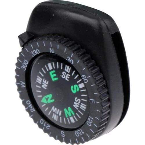 Mini Watch Band Button Compass Bracelet Camping Hiking Mini Accessories Outdoor Survival Compass Pocket