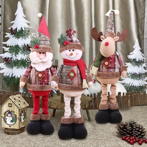 FRIGG Santa Doll 2020 Christmas Decor For Home Merry Christmas Ornament Xmas Gifts Noel Navidad Natal Happy New Year 2021 Elk