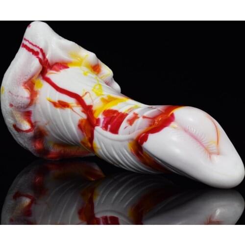 SHET 2021 New Alien II style colorful silicone dildo shape g-spot stimulate large anal plug with suction cup adult products