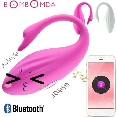 Silicone Vagina Eggs Vibrator Bluetooth Wireless Remote Control G-spot Clit Stimulator 7 Frequency Adult Game Sex Toys for Women