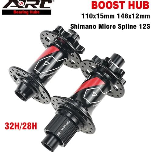 ARC Boost Hub 4 Bearings MTB Hub 6 Pawls 3 Teeth 15x110 12x148 for Micro Spline 12S Shimano 8-12S Sram XD 12S Bicycle BIke Hub