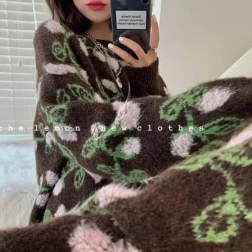 BeeHouse sweaters mujer suéteres blusas sueter feminino vintage winter sweater women camisolas mulher vetements ropa de invierno