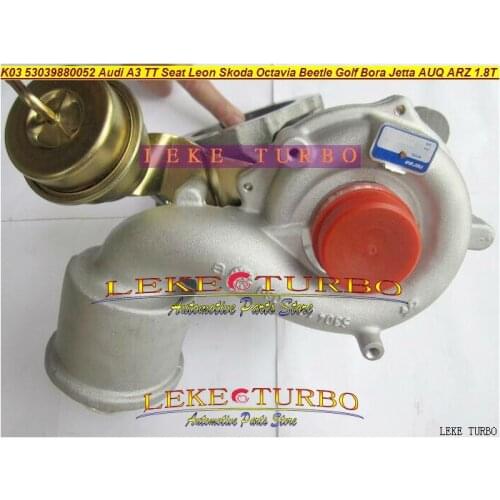 K03 53039880052 53039700052 Turbocharger For AUDI A3 TT SEAT Leon SKODA Octavia VW New Beetle Golf Bora Jetta AUQ ARZ 1.8T 180HP