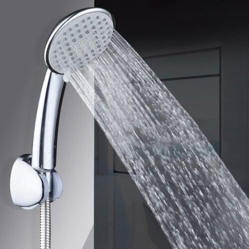 Universal Shower Head High Pressure Rain Bath Showers Electroplating Plastic High Pressure Handheld Shower Spray for Bathroom
