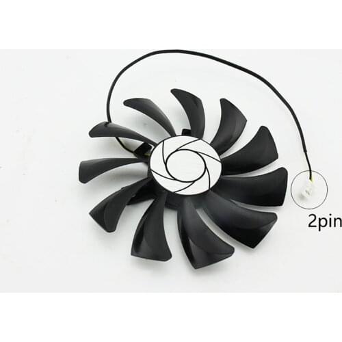 85mm GPU Cooling Fan HA9010H12F-Z for MSI RX560 GTX1050/1050ti AERO ITX Graphics Card Cooler Fan 2Pin Accessories