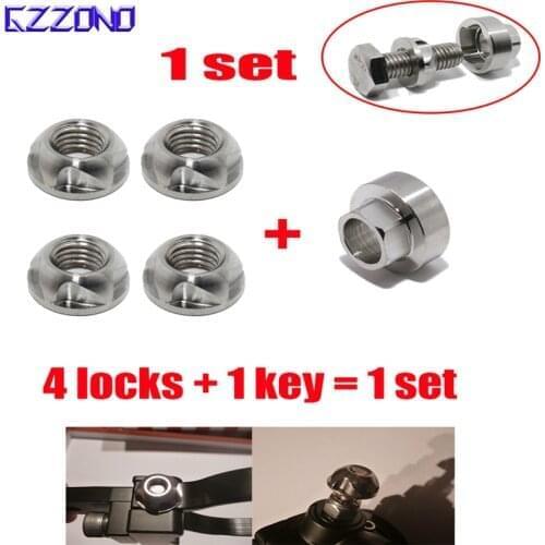 Security Anti Theft Screws Nuts Bolts M6 M8 M10 M12 M14 Stainless Steel Lamp Holder Car Accessories For Car Styling LED Lights