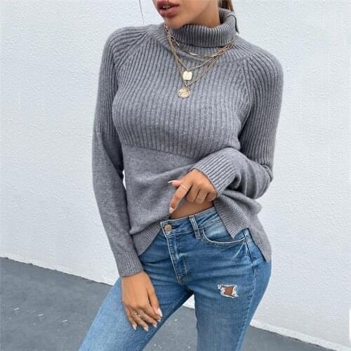 Knitted Sweaters Turtleneck Women Sweater Slimming Top Knit Sweater Pull Femme Sweater Casual Jumper Pull Femme Pullover