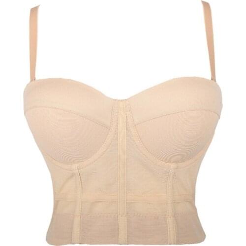 Ladies sexy hollow high-waist tube top sling underwear exposed umbilical ultra short comfortable underwear FP044